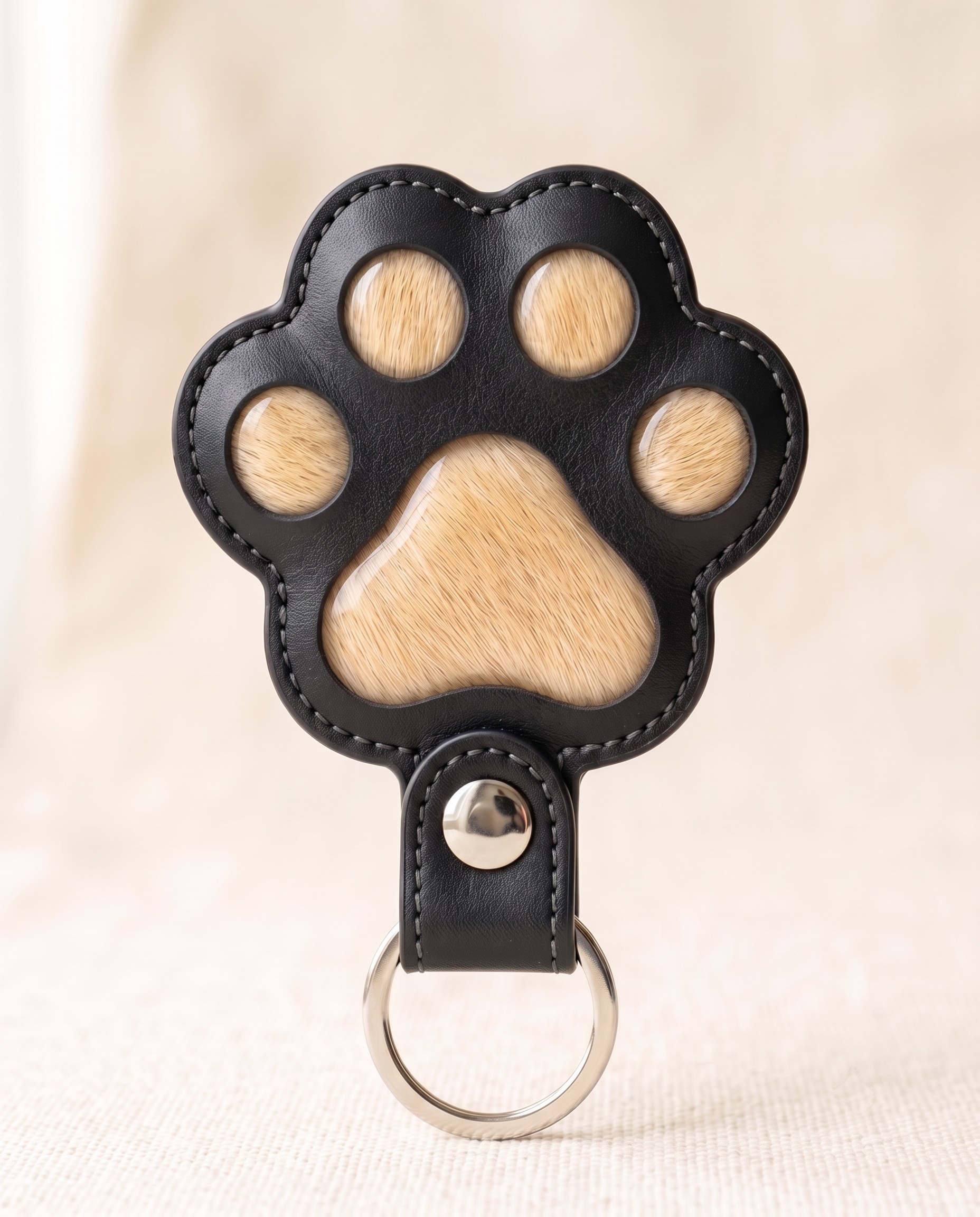 Pawch for cats with round toe windows in ebony